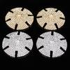 1 Pair Beautiful Sexy Lightweight Nipple Sticker Rhinestone Embedded Breast Cover Pasties Body Jewelry