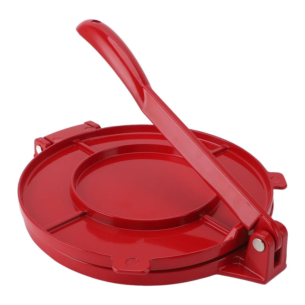 Pressa per Tortilla Manuale Pressa per Tacos Lega di Alluminio Macchina per Quesadilla e Tortilla per Uso Domestico Rosso