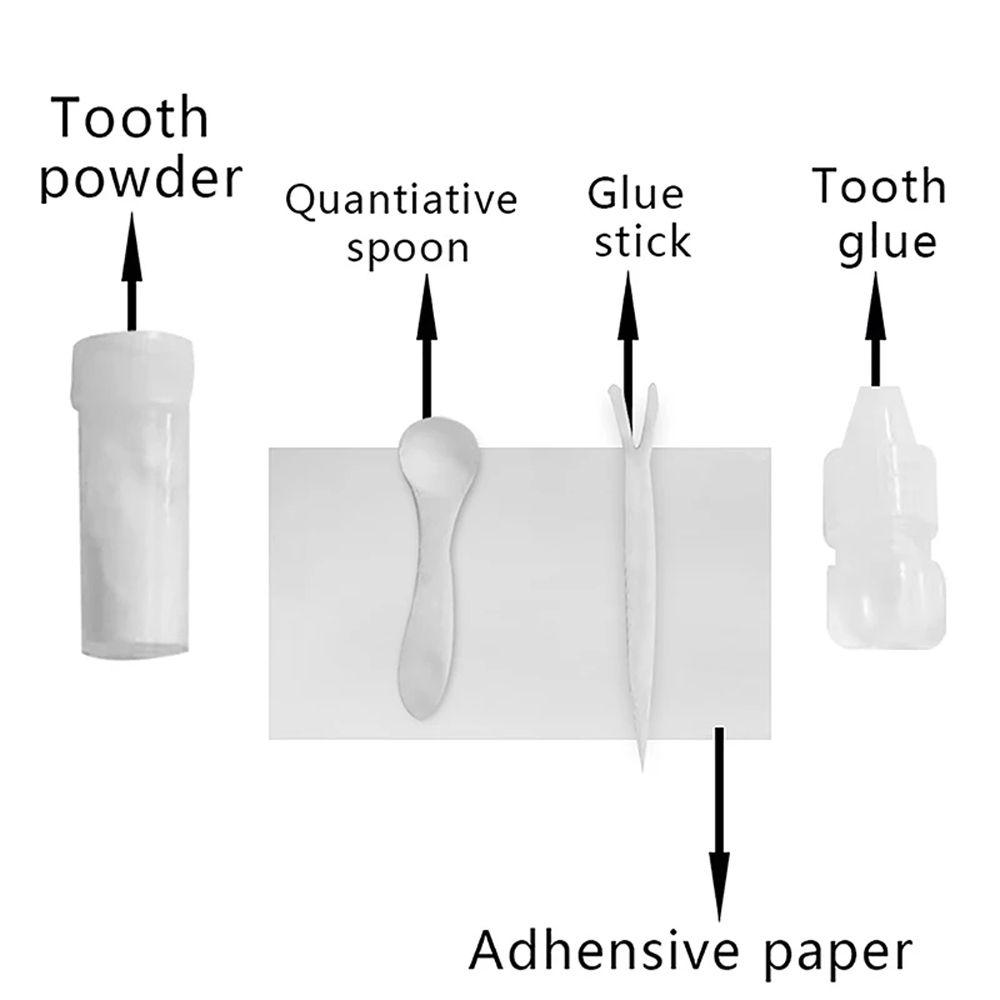 Glue Party Dentures Cosplay Tools Halloween Denture Glue Fake Teeth Glue FalseTooth Gaps Repair Kit