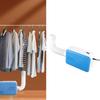 Multifunctional 600W Clothes Dryer Household Small Portable Electric Shoes Clothes Dryer Blue EU