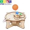 Kit de Modelo do Sistema Solar DIY Quebra-cabeça de Madeira Conjunto Mecânico Montagem Sol Terra Lua Planeta Brinquedos Educativos de Ciência para Crianças
