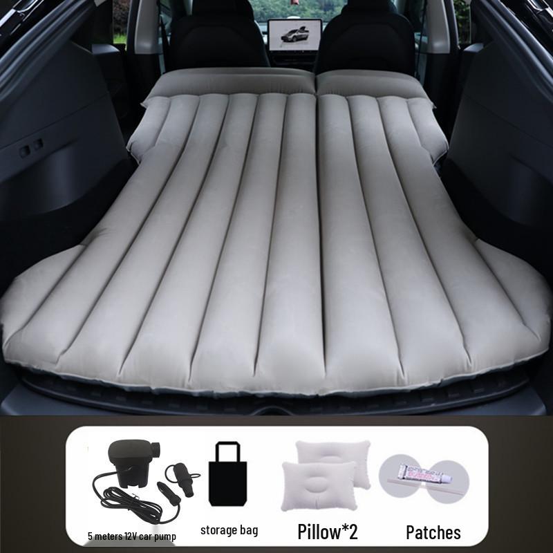 Tesla Model Y/3 Rear Seat Inflatable Mattress - Foldable Car Sleeping Pad
