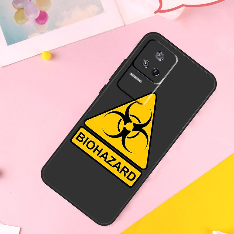 Biohazard Symbol Logo Case For Xiaomi 13 14 Ultra 12 Lite 11T 12T 13T Pro POCO M6 Pro X6 X5 X3 F3 F5 M5s Cover