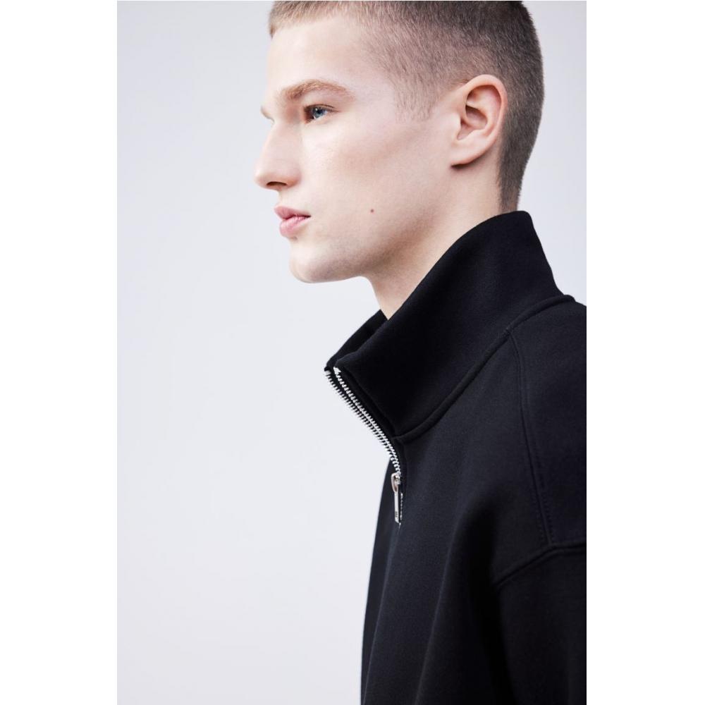 

HM Свободный крой с молнией, свитер, черный XS