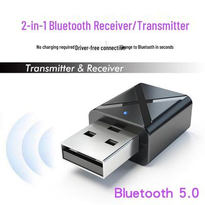Bluetooth 5.0 USB-Audio-Adapter: 2-in-1 Empfänger & Sender für Computer, Fernseher & Lautsprecher
