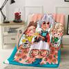Office Golden Years TV Inspired Flannel Throw Cozy And Allergy-Friendly