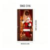 Santa Claus Christmas Hanging Cloth Background Decoration