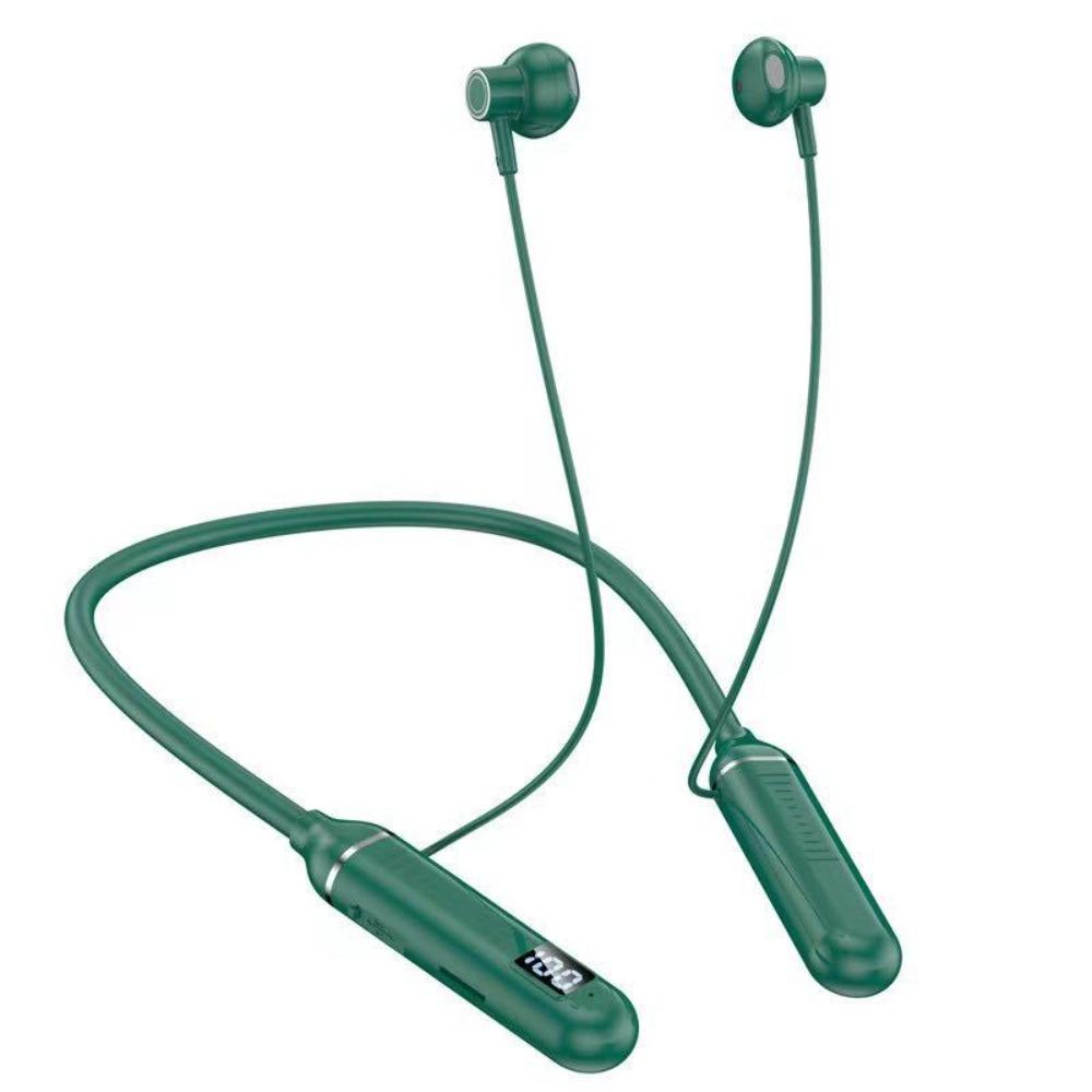 Plastic Sports Neckband Headphones LED Battery Display TWS Headset  Sports Activities