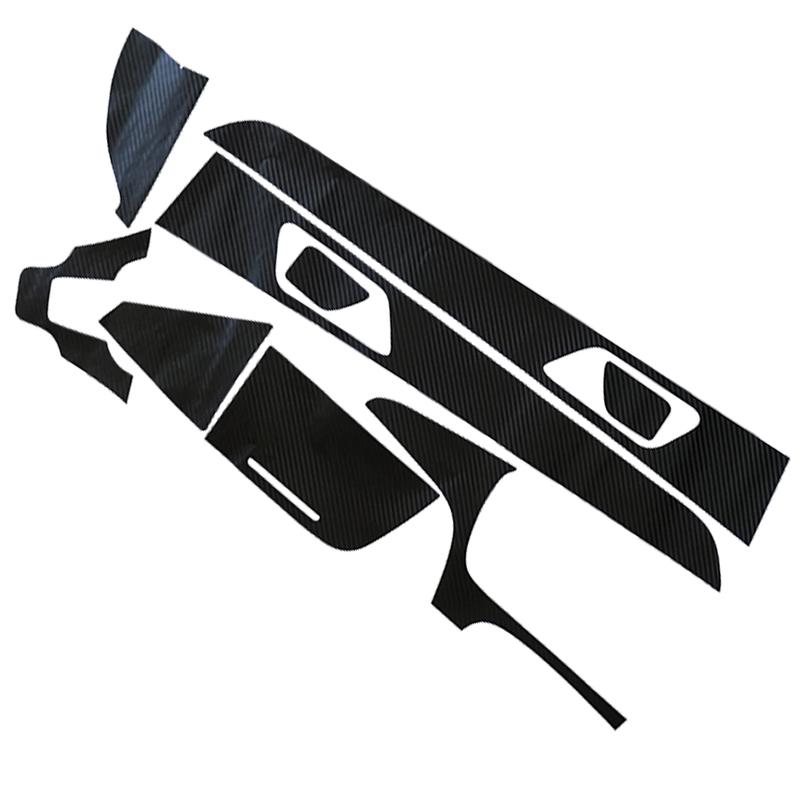 1 Set Auto Innenraum Armaturenbrett Mittelkonsole Schalthebel Panel Fensterheberschalter Aufkleber Passend für Hyundai Sonata 9 2015 2016 2017 LHD