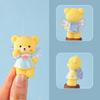 Miniature Landscape Angel Teddy Bear Creative Cute Figurine Car Decorative Gift Table Decoration Item