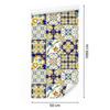 Wallpaper Oriental and colorful mosaic for living room and bedroom 50x1000