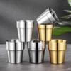 Shengjia 201 Stainless Steel Double-Wall Beverage Cups