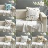 Animal Alphabet Pillow Case Cotton Linen Fabric Square Zipper Pillowcase Home Decorative Living Room
