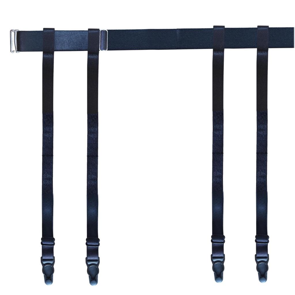 European & American Fashion Women's Garter Belt with Elastic Stocking Clips