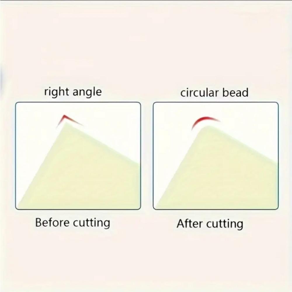 1 R4 rounded corner punch tool for laminated cards, jams, scrapbooks and DIY crafts - 4mm manual paper cutter -