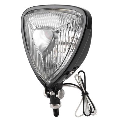 12V Retro Motorcycle Headlight High Brightness Front Light Universal Accessory for Motorbike