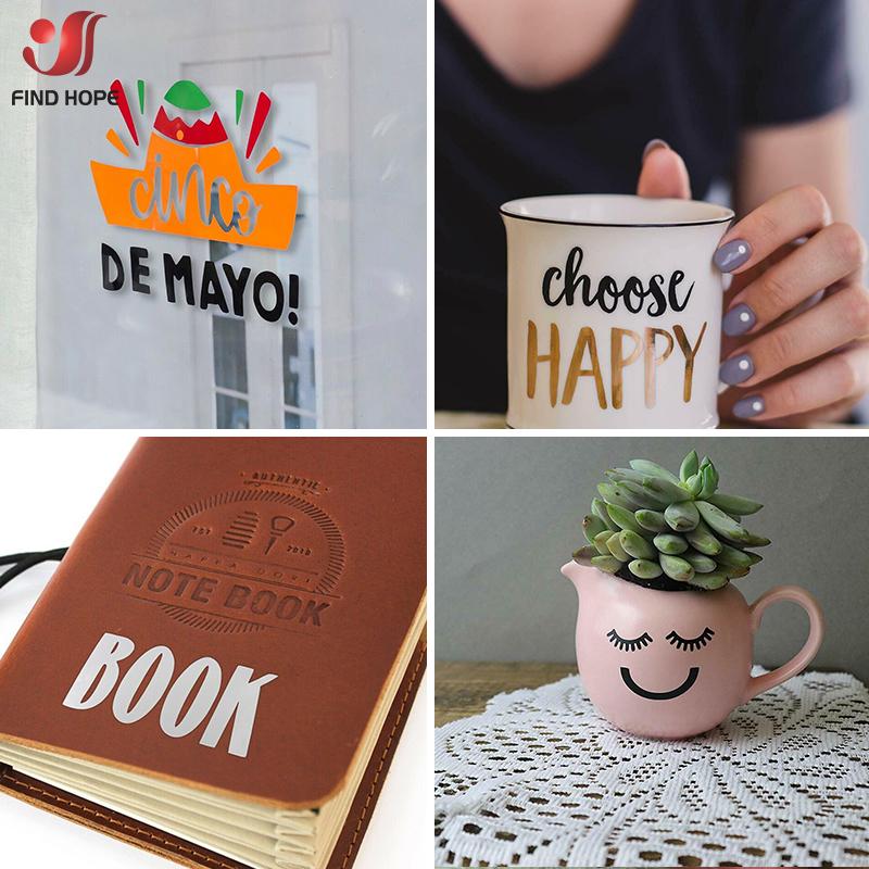 Glänzendes Selbstklebendes Vinyl Premium Bastelschneidefolie für Außen Dekor Aufkleber Cutter Auto Wand Schriftzug Folie DIY 30*25cm/100cm