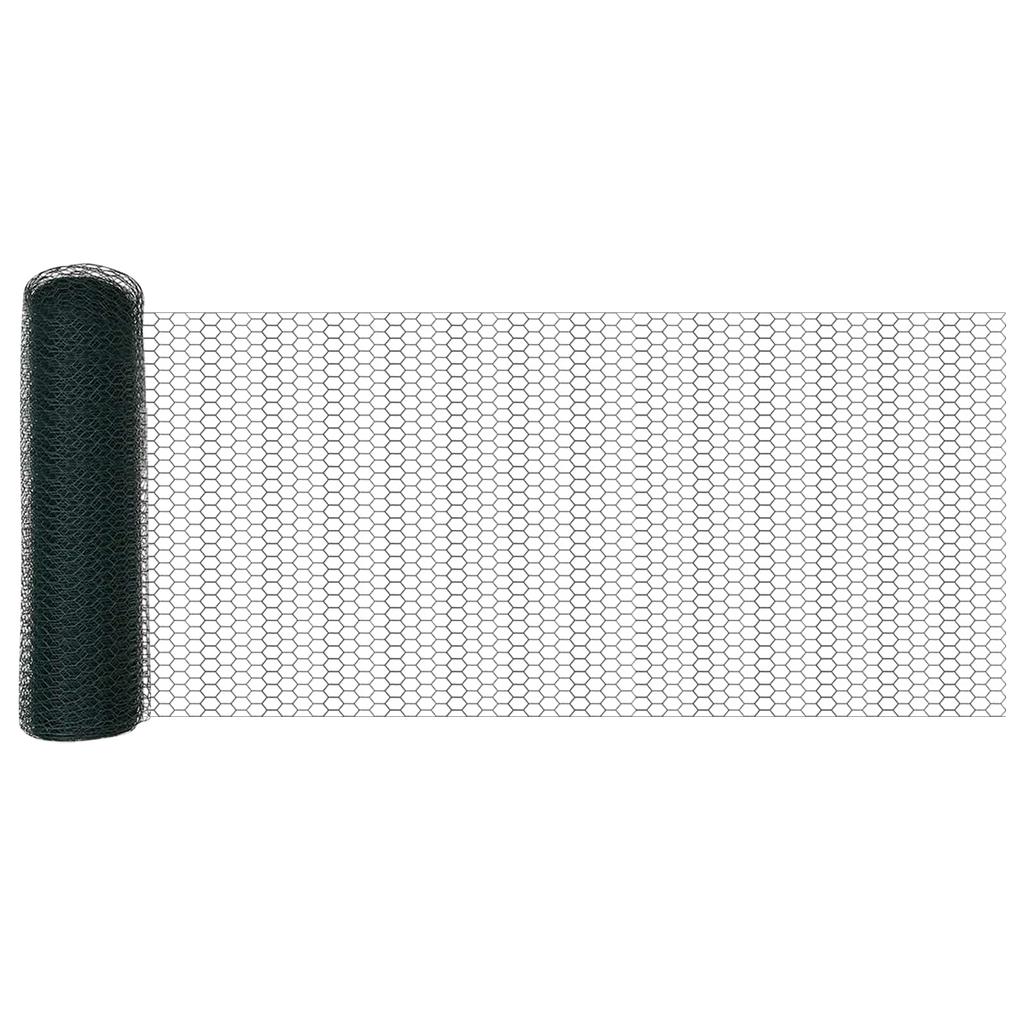 Hexagonal Fence Green 0.5 X 10 M PVC