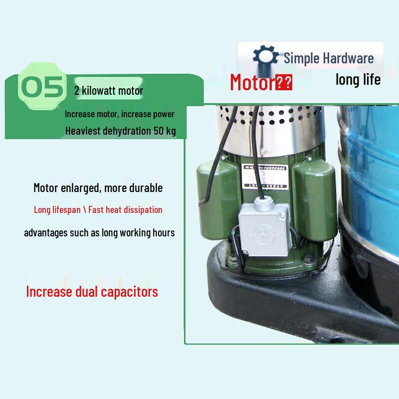 Jianbei Commercial Car Wash Floor Mat Spin Dryer CN plug (adapter included)