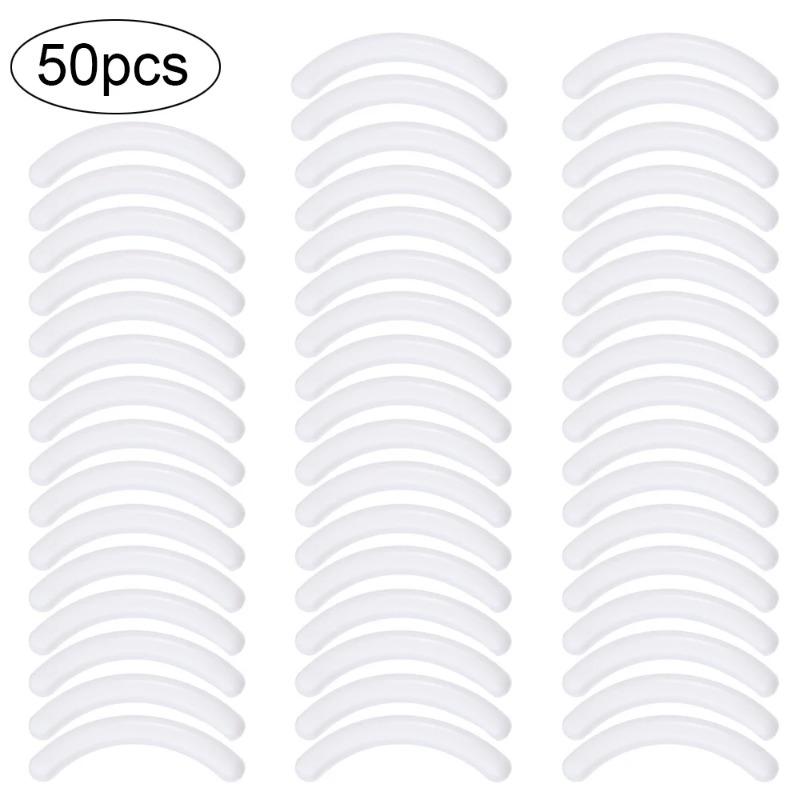 10/20/50 ks Náhradní podložky na kulmy řas Dámské gumové kulmy na řasy Náhradní podložky Krása řasy Make-up Kulmy Styling Nástroj