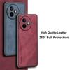 Für Redmi K80 Ultra Hülle Luxus PU Leder Handyhülle Für Xiaomi Redmi K80 Pro 5G Rückseite Matte Silikon Vollschutz