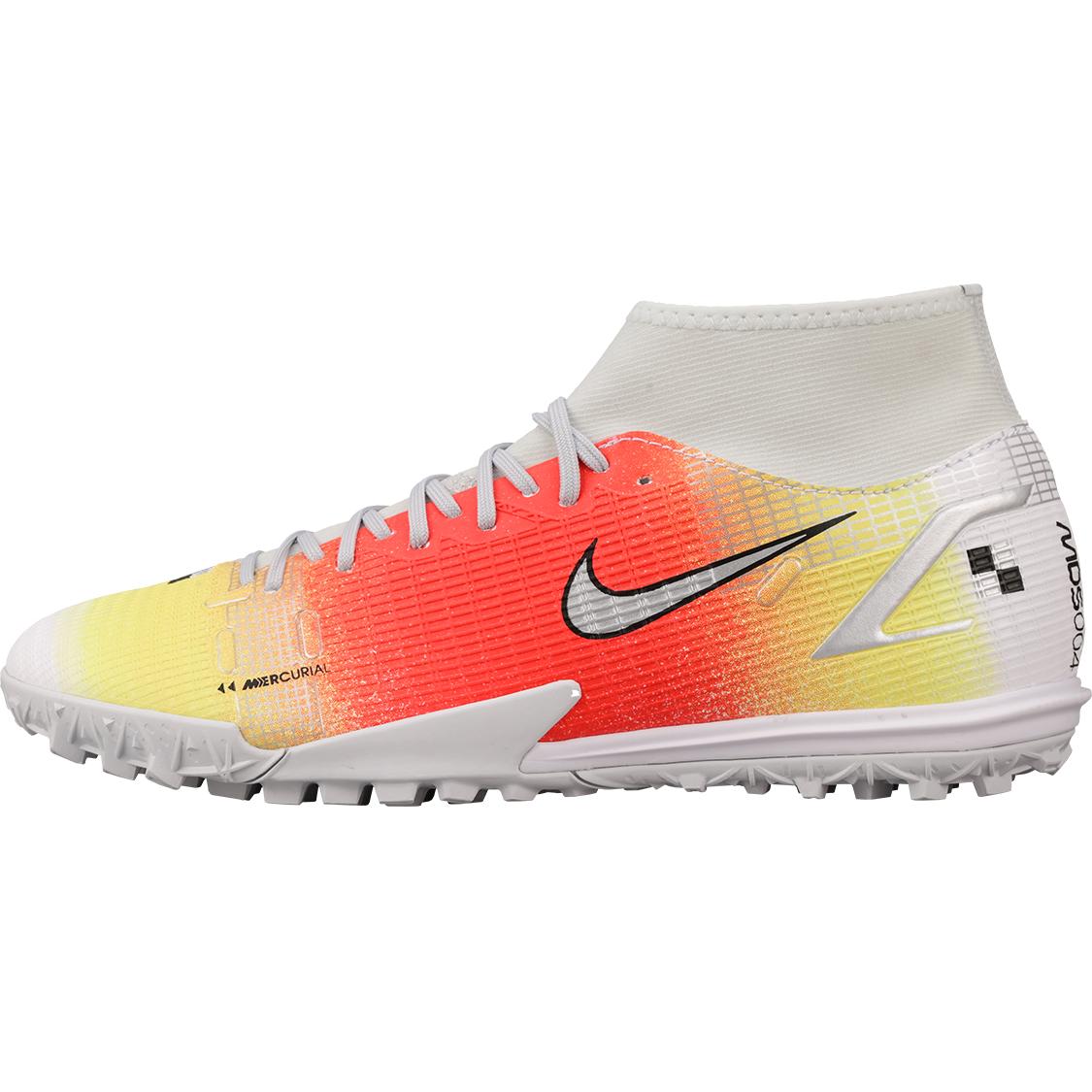 

новые Nike Mercurial Superfly 8 Academy MDS TF Turf Оранжевый Желтый Серебристый 46