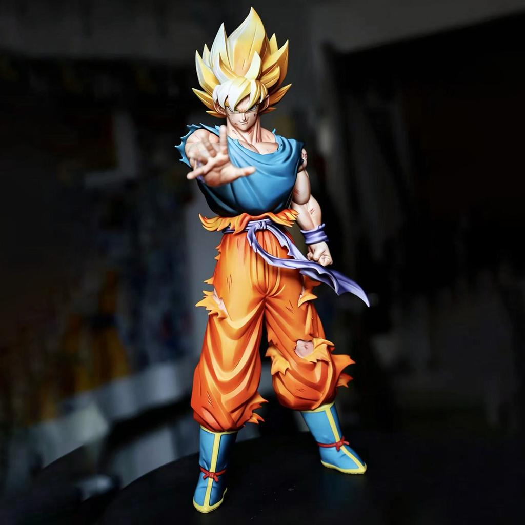 31cm Anime Dragon Ball Z Goku Figure Son Goku Super Saiyan Pvc Action Figures Collection Model Toys Gifts