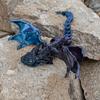 1Pcs 3D Printing Flying Dragon Wing Handicraft Ornaments Figurine Art Deco Resin Dragon Sculpture Tabletop Animal Theme Decor