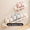 Punch-Free Wall-Mounted Bathroom Slipper Rack and Draining Storage Hanger