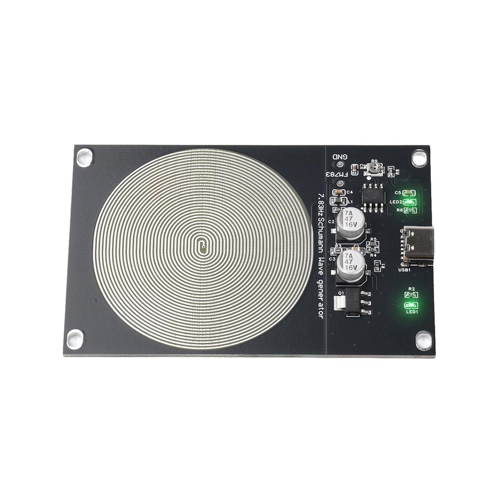 7.83Hz Schumann Wave Signal Generator Ultra Low Frequency Pulse Module with Type-C Interface for Relaxation and Mind Enhancement
