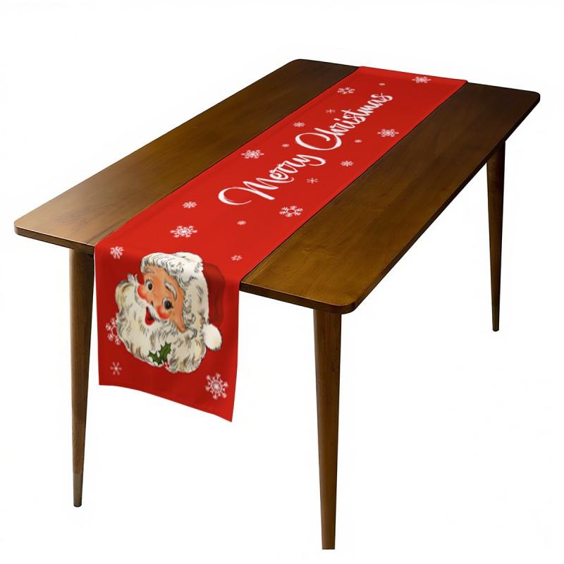 Christmas Table Runner Festive Decor Dining Home Party Decorations