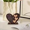 Valentine's Day Heart Wooden Sign Wooden Heart Shaped Tabletop Decor Romantic Valentine's Day Decor Heart Shaped Decor For