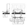 P+F WCS-MB1 Sensor Mounting Bracket System: Straight Bolt Connection, New Original.