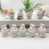 Cartoon Rabbits Silicone Molds Crafts Ornament Plasters Mold Handmade Scented Candle Mould Home Decorations Tool