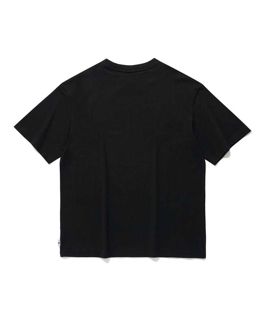 KULTE Rope Logo Print T-Shirt_Black