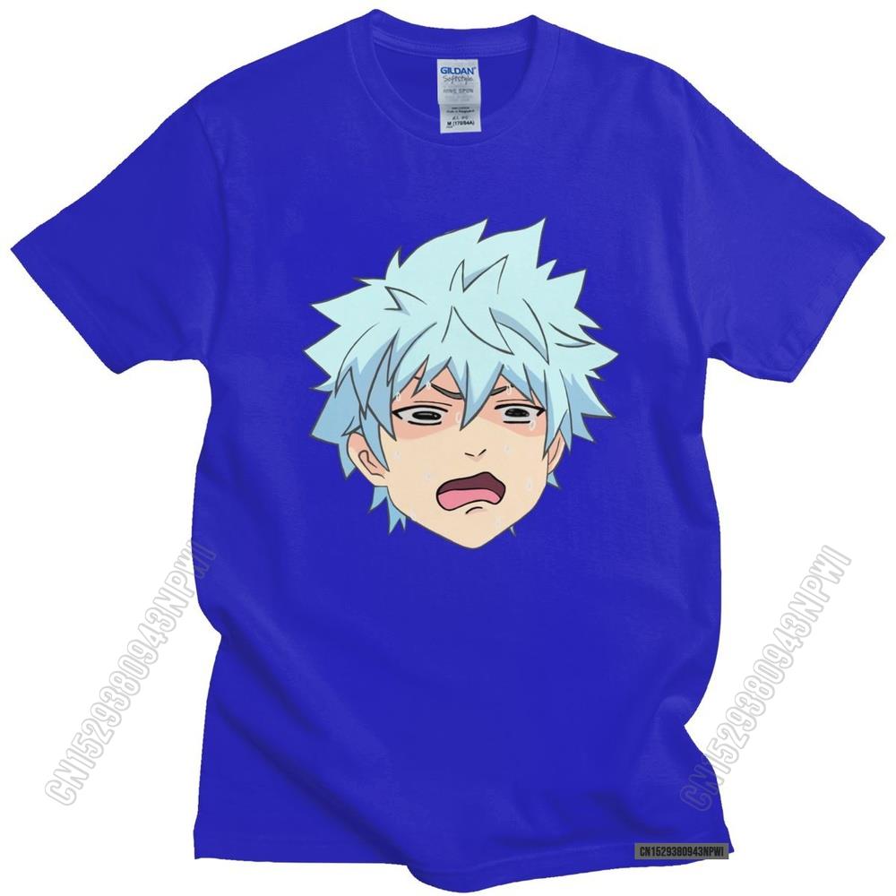 T-Shirt Men's Short Sleeves T Shirts Shun Kaidou Doux Et À La Mode Comic La Vie Désastreuse De Saiki K Anime Japonais En Cotton