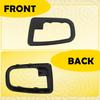 2PCS Inner Door Handle Trim Black for 1996-02 BMW Z3/1992-99 BMW E36 3-Series EA