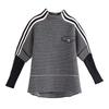 New Autumn Short Knit Coat Women Houndstooth Versatile Casual Fake Two Piece Outerwear Basic Top
