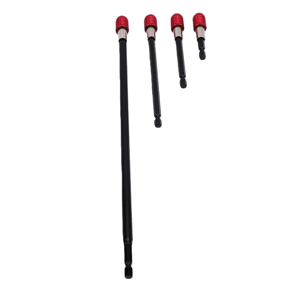 4 Pcs Magnet Bit Extended Bar Set 1 4 Inch Hex Quick Release Extended Bar for Impact Driver Drill Bits Screwdriver Nuts