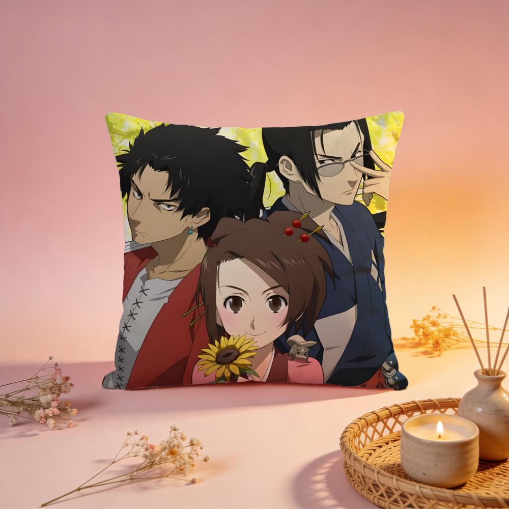 Trendy SSamurai Champlooing Cushion Cover Comfortable Durable Pillow Cover MultiScene for Home Office Car Sofa