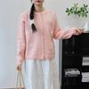 Bow Sequined Design Sense Knitted Cardigan Autumn and Winter New Loose and Gentle Wind Soft Waxy Sweater Jacket Women