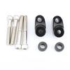 1 Pair Black Front Turn Signal Relocation Kit For 39mm 49mm Sportster FXR FXD Dy