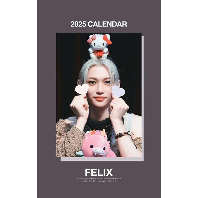 

Настенный календарь 2025 [K-STAR Wall Calendar] (Феликс Феликс)