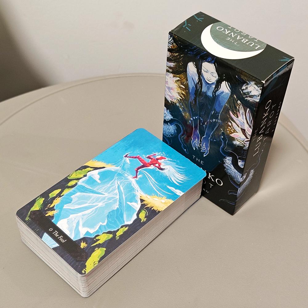 10,3*6cm Lubanko Tarot Deck 80 Surreale & Queer-Inklusive Karten mit 3 Liebenden Karten Taucht Ein in Eine Üppige Welt