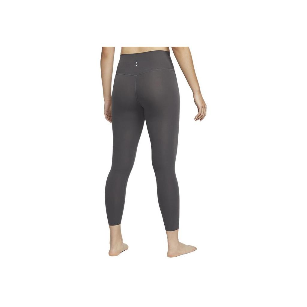 Nike Yoga Luxe Infinalon 7/8 Solid Tight Fitness Pants Women Bottoms Grey CJ3802-254