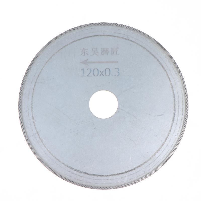 Thin Diamond Circular Saw Blade 80/100/110/120/150/200Mm Cutting Blades Arbor Disc Cut Jade Discs Agate Glass Gems Stone Slits