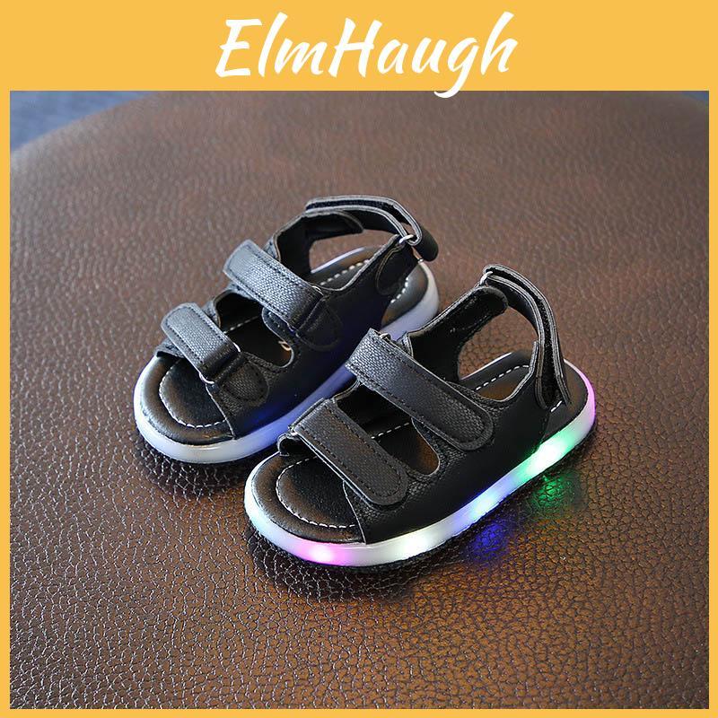 Casual Children Flashing Light Sandals Soft Bottom Beach Shoes Size2130