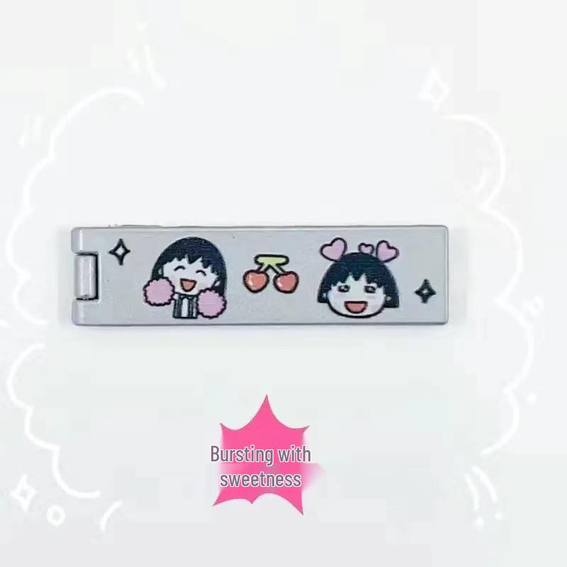 

Ultra-Thin Neutral Desktop Phone Stand - Multifunctional Flip Card Design Metal Foldable Stand