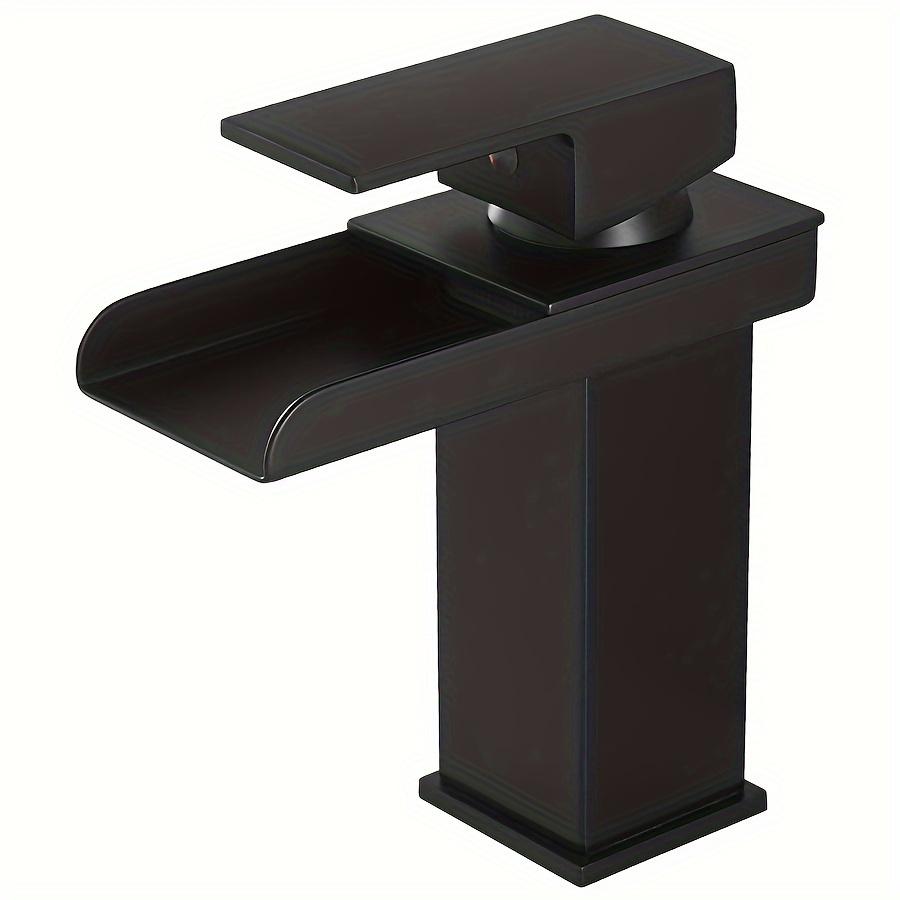 1 Widened Waterfall Type Household Faucet, Bathroom Washbasin Faucet, Sink Hot and Cold Faucet, Bathroom Supplies, Convenient