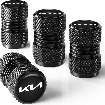Nové 4ks Hliníková slitina Krytky ventilků pneumatik kol automobilu Ochranné kryty Pro Rio K5 K2 Sportage Ceed Sorento Picanto Stinger Soul